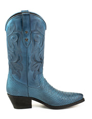 Cowboy stiefel für Damen Alabama 2524 Blau