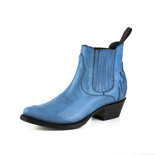 Mode Stiefel Lady Marilyn 2487 Blau 3 |Cowboystiefel Europa