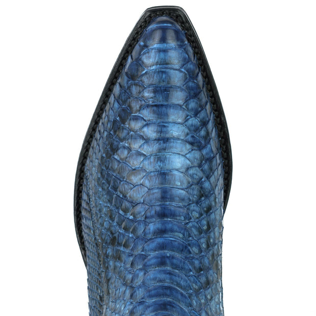 Stiefel Lady Model Marie 2496 Python Blau |Cowboystiefel Europa