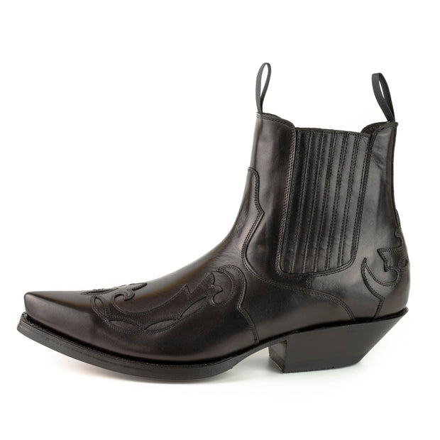 1931 Herren Urban oder Fashion Stiefel Schwarz |Cowboy Stiefel Europa
