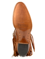 Cowboy stiefel für Damen mit Fransen 2475 FADO CUERO