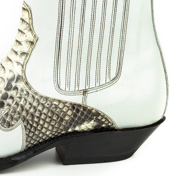 Mode Stiefel Herren Rock 2500 Weiß |Cowboystiefel Europa