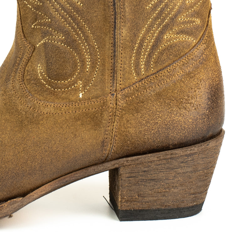 Cowboy stiefel für Damen Leder 2526 Braun